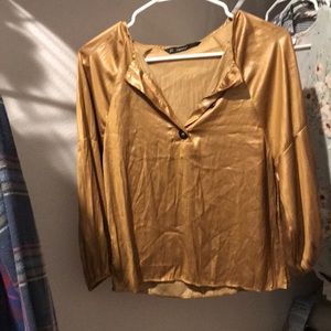 Gold blouse
